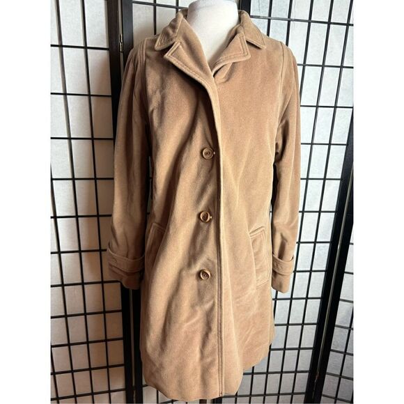 Juli De Roma Kajjmir Tan Finest Man Made Cashmere Coat - Picture 1 of 7